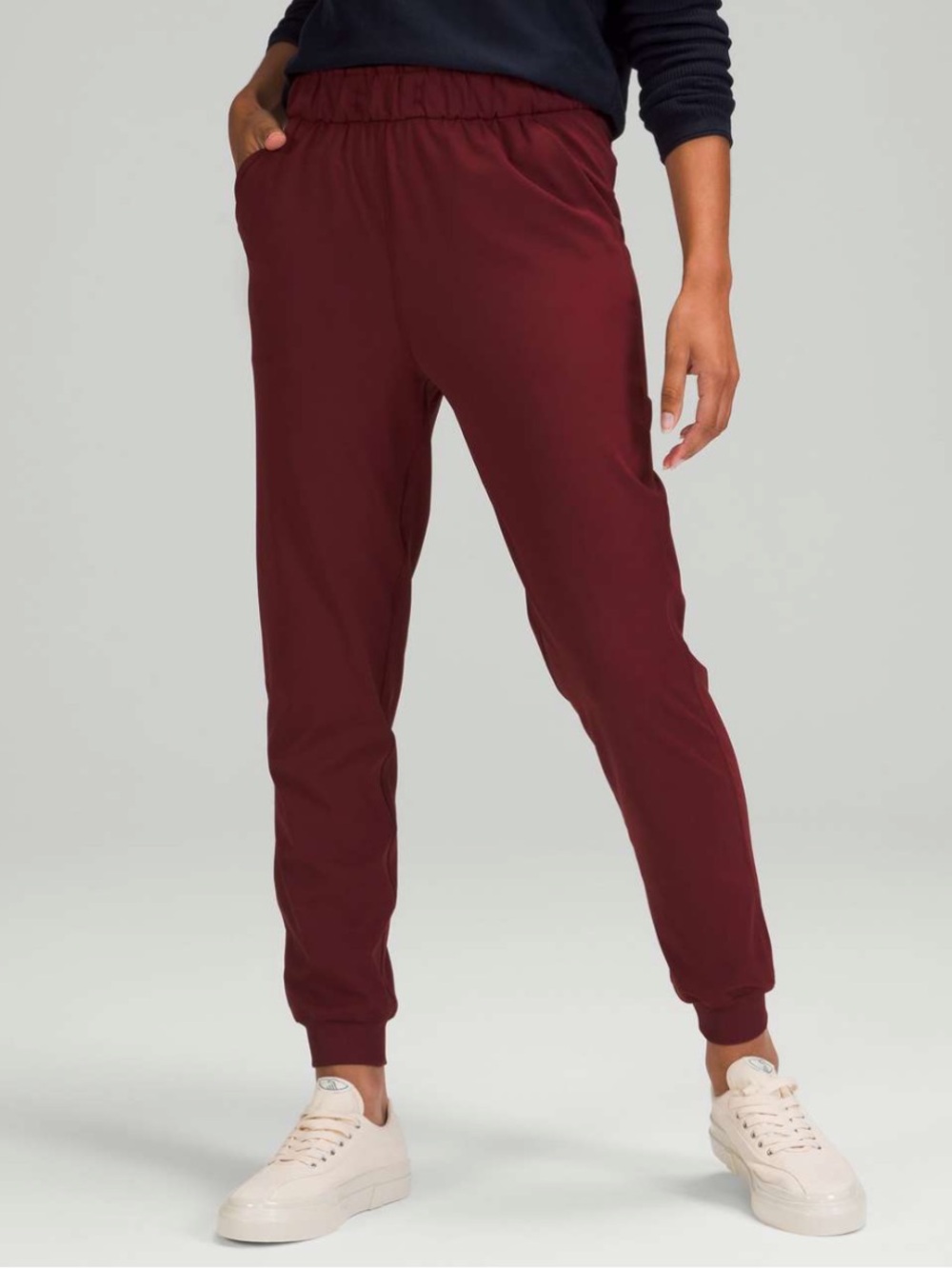 lululemon athletica Stretch Luxtreme High-Rise Joggers - Red Merlot